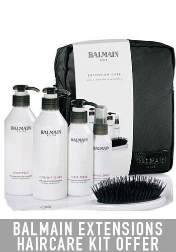 Balmain Hair Extensions Complimentary Home Hair Care Offer