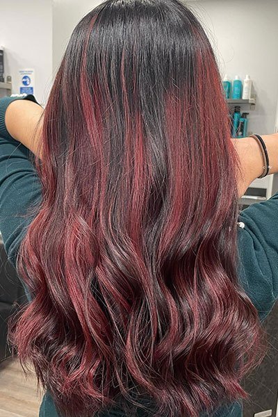 50 Coolest Red Highlights Ideas for Women in 2022 with Images